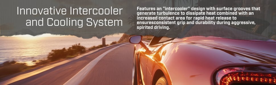 Hankook Ventus S1 evo2 (K117) tires Innovative intercooler and cooling system