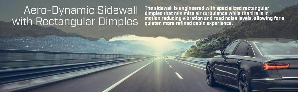 Hankook Ventus S1 evo2 (K117) tires Aero-Dynamic Sidewall with Rectangluar Dimples