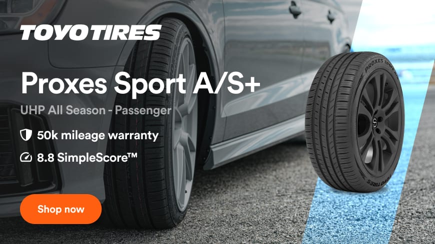 Toyo Proxes Sport A/S+ tires