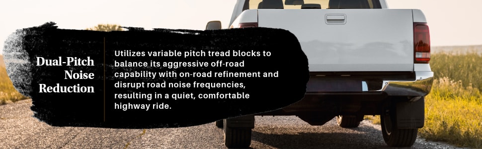 Kumho Road Venture AT51 tires Dual Pitch Noise Reduction