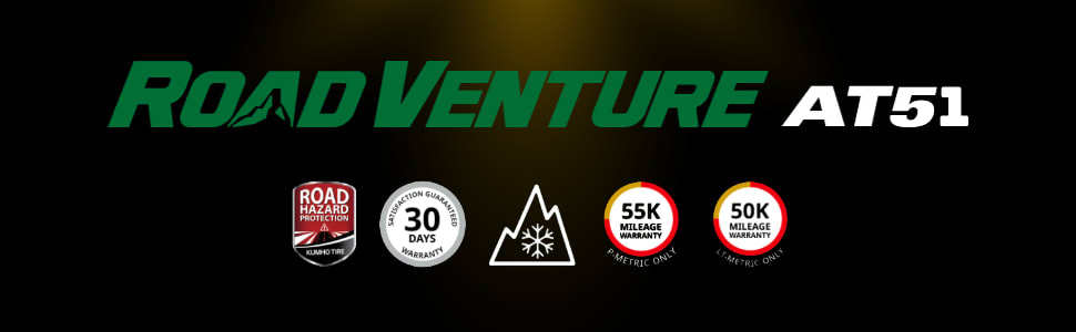 Kumho Road Venture AT51 tires footer