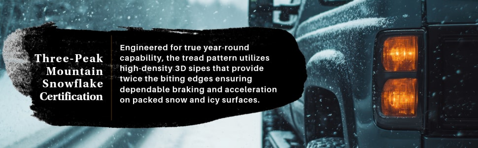 Kumho Road Venture AT52 tires Three Peak Mountain Snowflake certified