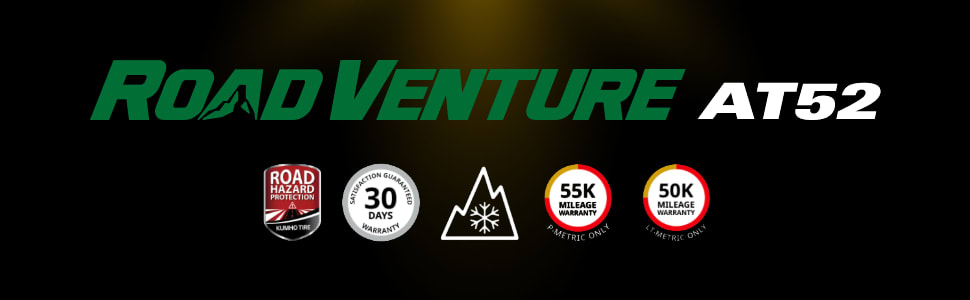 Kumho Road Venture AT52 tires footer