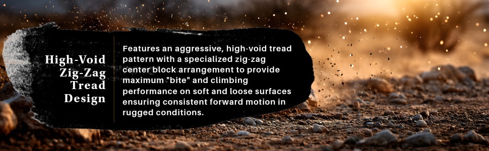 Kumho Road Venture MT71 tires High-Void zigzag tread design