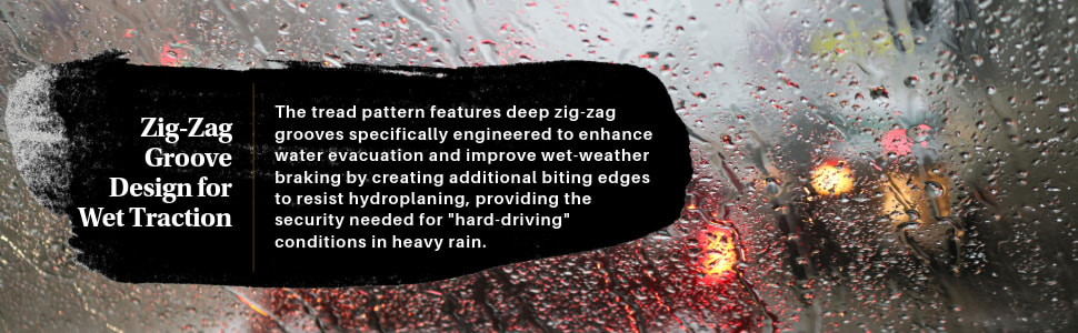 Kumho Crugen HT51 tires Zigzag groove design for wet traciton