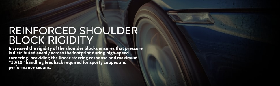 Nexen N'Fera SU1 tires Reinforced Shoulder Block Rigidity