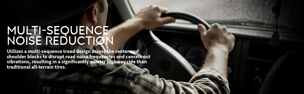 Nexen Roadian AT Pro RA8 tires Multi-Sequence Noise Reduction