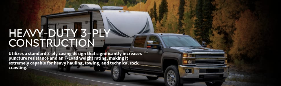 Nexen Roadian MTX tires Heavy-Duty 3-Ply Construction