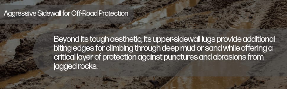 Kenda Klever A/T2 (KR628) tires Aggressive sidewall for Off-road protection