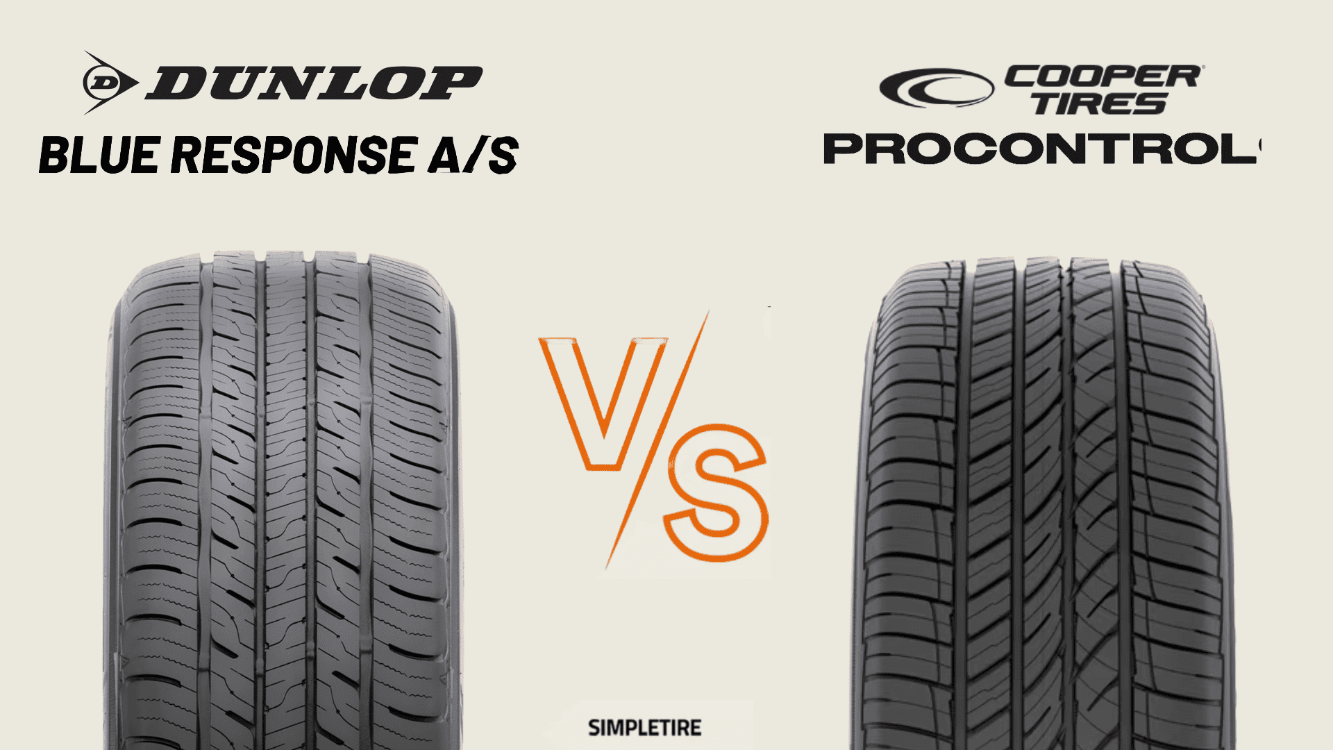 Dunlop Blue Response A/S vs Cooper ProControl tires