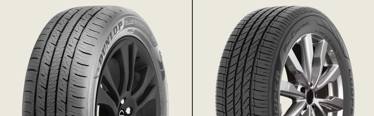 Dunlop Blue Response A/S vs Cooper ProControl tires