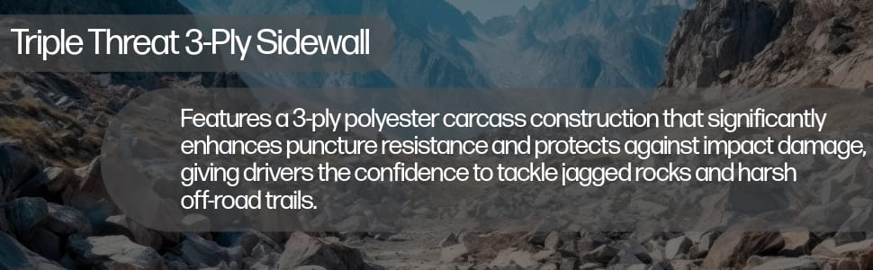 Kenda Klever R/T (KR601) tires Triple Threat 3-Ply sidewall