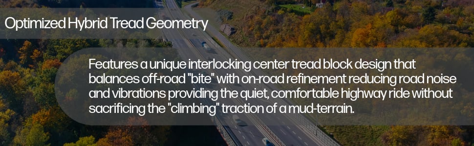 Kenda Klever R/T (KR601) tires Optimized hybrid tread geometry