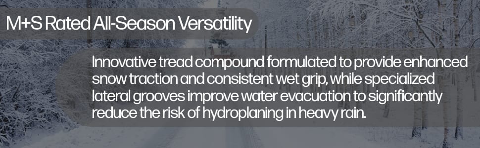 Kenda Klever S/T (KR52) tires M+S Rated all-season versatility