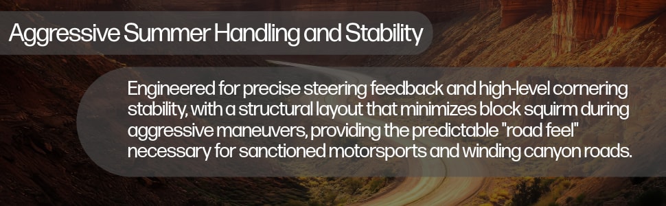 Kenda Vezda UHP Max Summer (KR20A) tires Aggressive Summer Handling and Stability