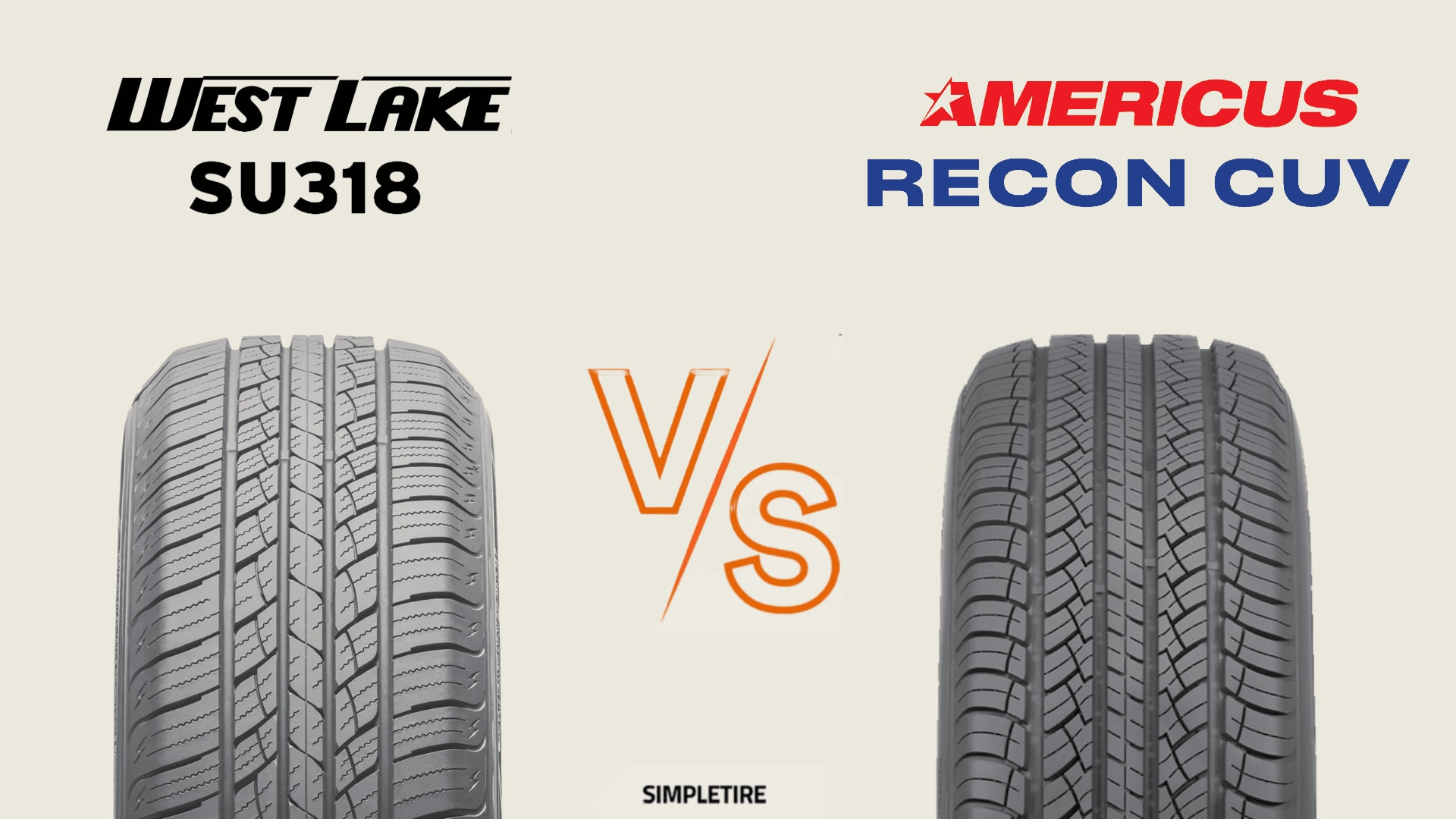 Westlake SU318 vs Americus Recon CUV tires