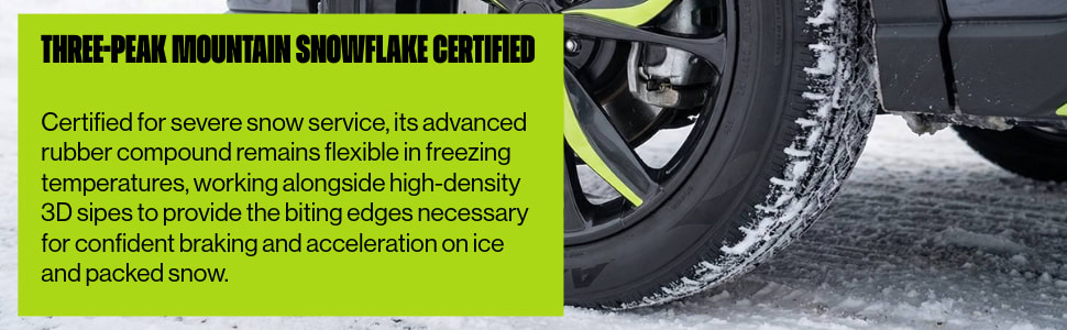 Atturo AZ810 tire Three Peak Mountain Snowflake certified