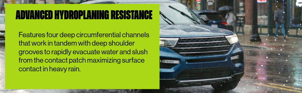 Atturo AZ610 tires Advanced Hydroplaning Resistance