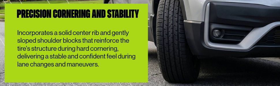 Atturo AZ610 tires Precision Cornering and Stability