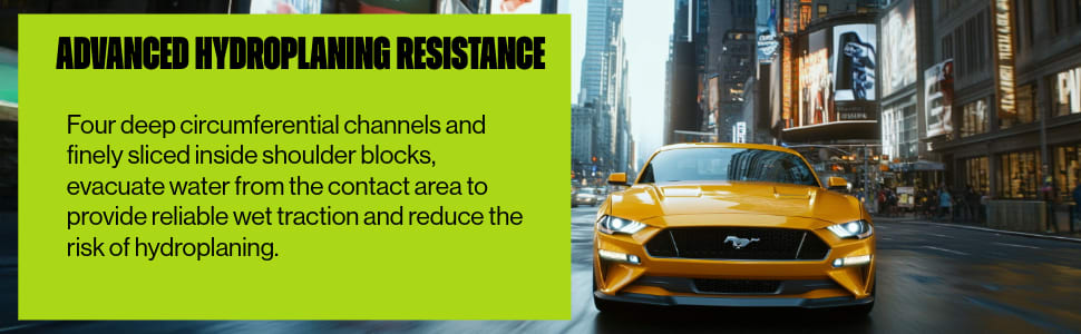 Atturo AZ850 tires Advanced Hydroplaning Resistance