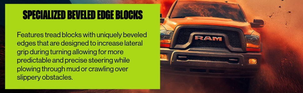 Atturo Trail Blade M/T tires Specialized Beveled Edge Blocks