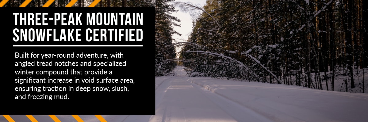 Milestar Patagonia A/T Pro tires Three-Peak Mountain Snowflake certified