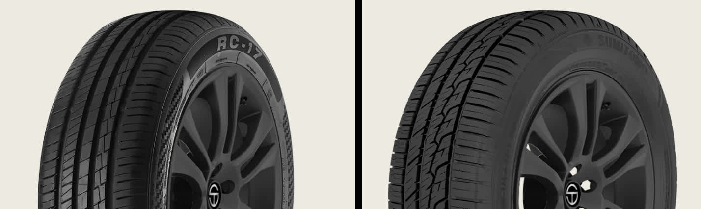 Cosmo RC-17 vs Sumitomo HTR A/S P03 tires