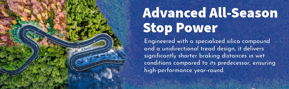 Toyo Extensa HP II tires Advanced All-Season Stop Power