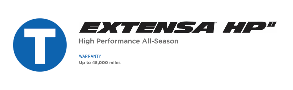Toyo Extensa HP II tires High Performance All-Season