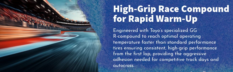 Toyo Proxes R888R tires High-Grip Race Compound for Rapid Warm-Up