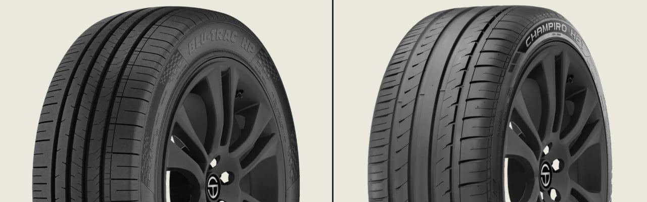 Armstrong Blu-Trac HP vs GT Radial Champiro HPY tires