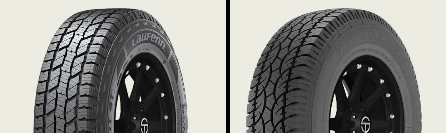 Laufenn X FIT AT LC01 vs Thunderer Ranger A/T R404 tires
