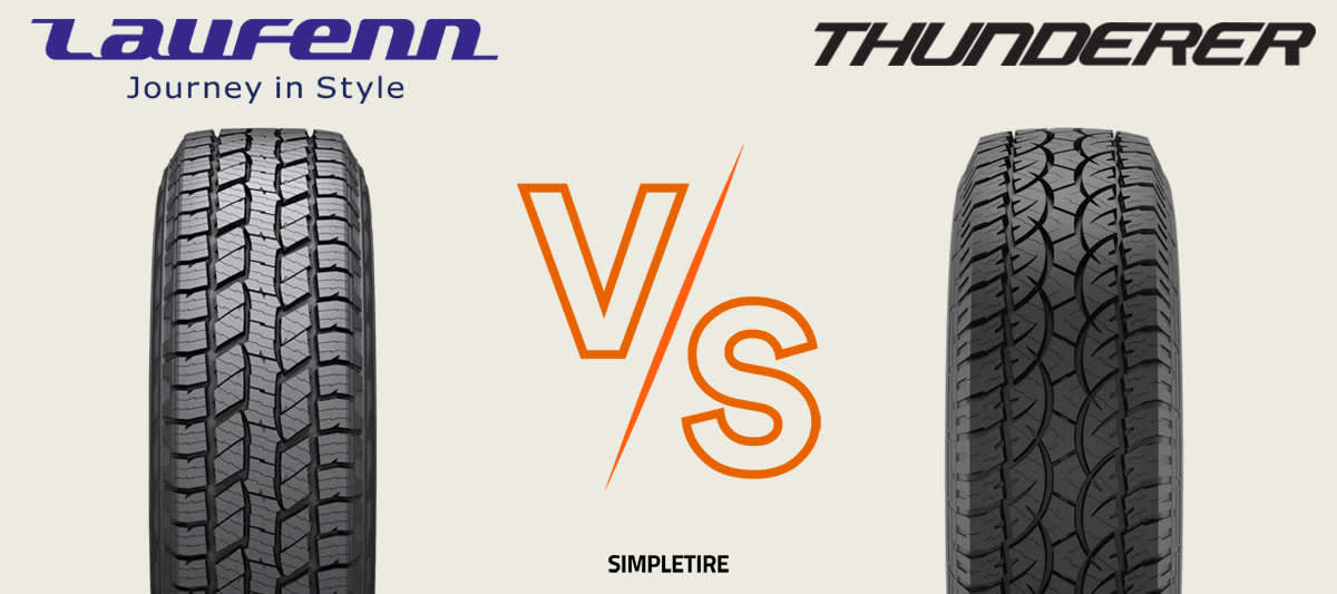 Laufenn X FIT AT LC01 vs Thunderer Ranger A/T R404 tires