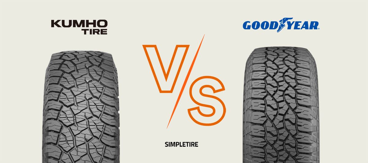 Kumho Road Venture AT52 vs Goodyear Wrangler Workhorse AT tires