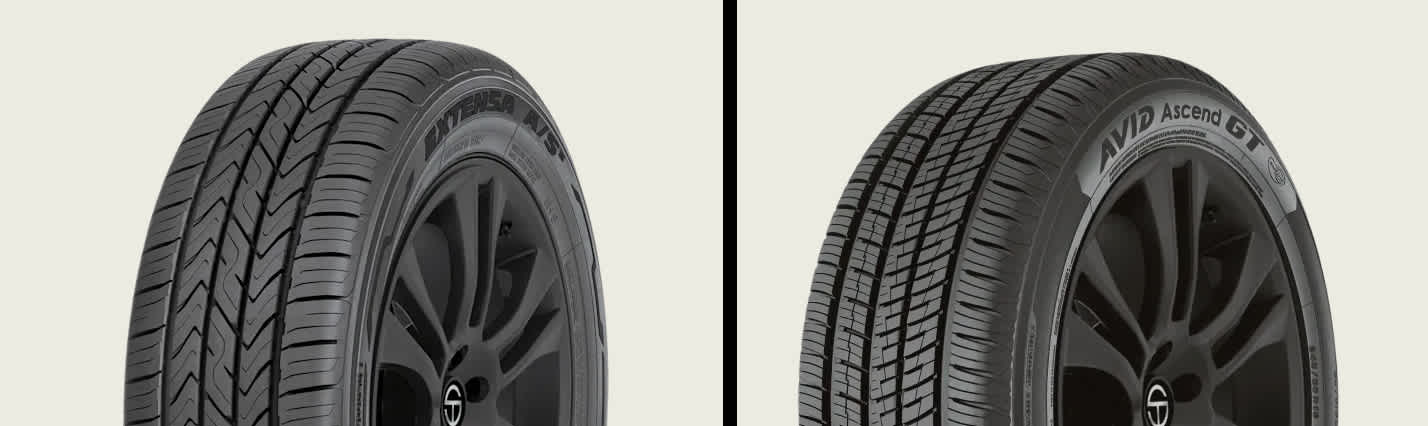 Toyo Extensa A/S II vs Yokohama Avid Ascend GT tires