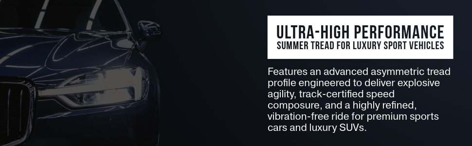 Yokohama Advan Sport V107 tires Ultra-High Performance Summer Tread for Luxury Sport Vehicles