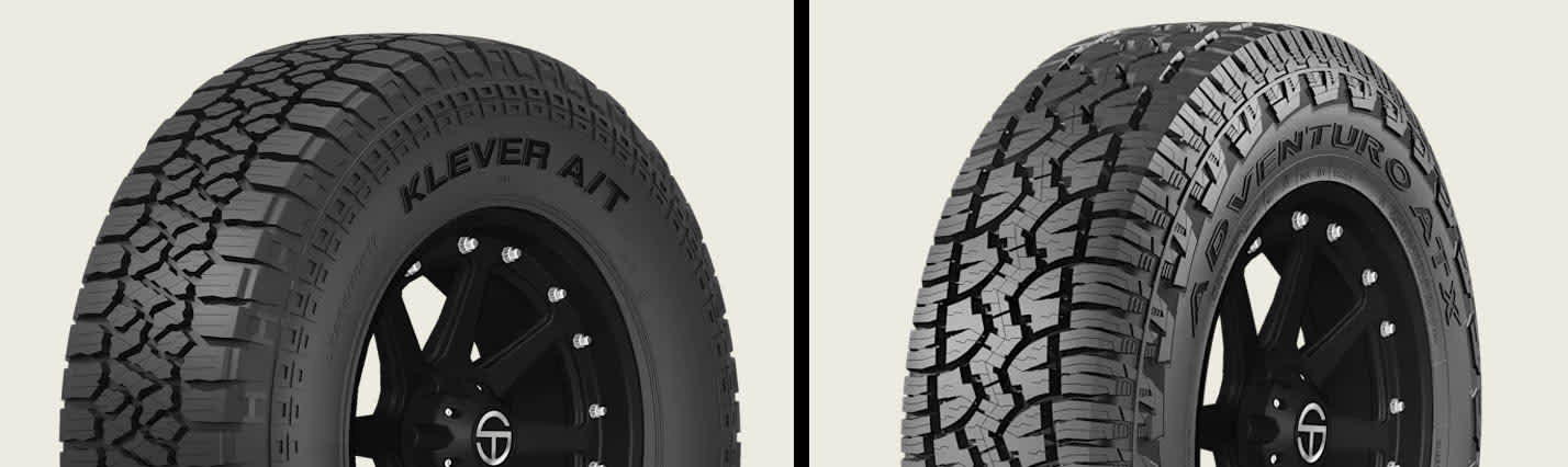 Kenda Klever A/T2 KR628 vs GT Radial Adventuro ATX tires