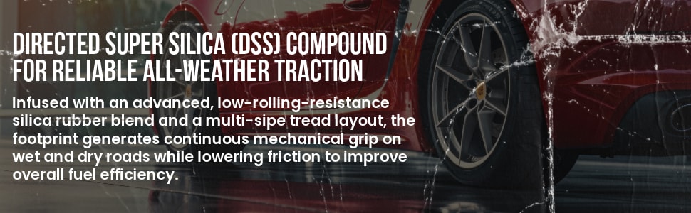 Cosmo RC-17 tires Directed super silica (DSS) compound for reliable all-weather traction