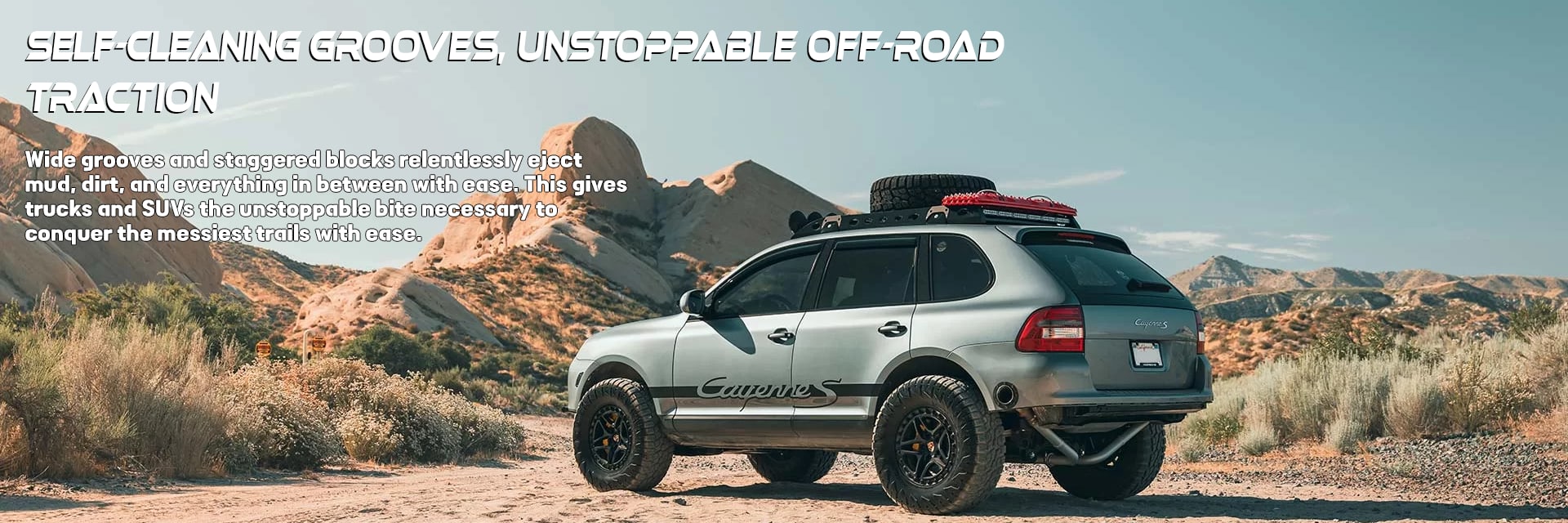 RBP Repulsor X/T RX tires Self-cleaning grooves, unstoppable off-road traction
