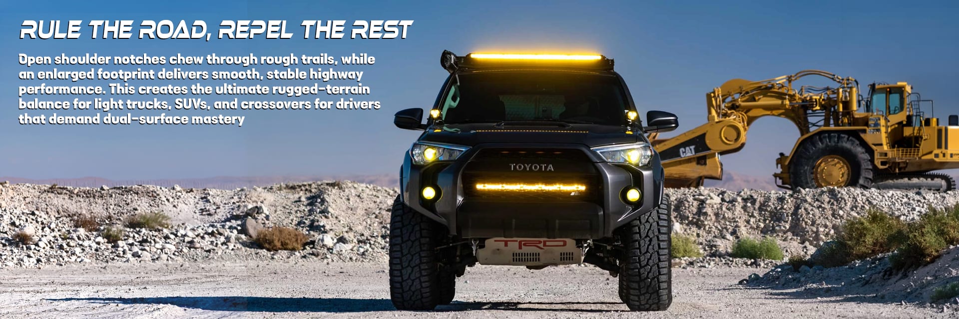 RBP Repulsor R/T tires Rule the road, repel the rest