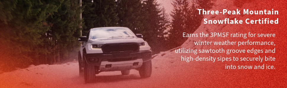 RBP Repulsor A/T Plateau tires Three-Peak Mountain Snowflake Certification