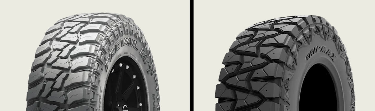Celimo Prevail M/T vs GripMax MaxGrip M/T tires