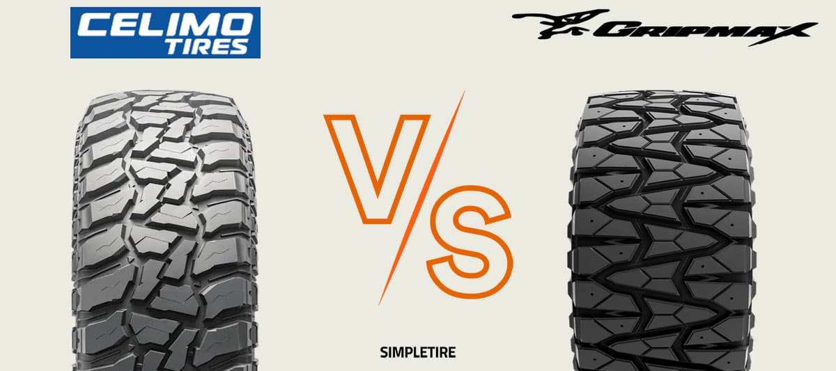 Celimo Prevail M/T vs GripMax MaxGrip M/T tires