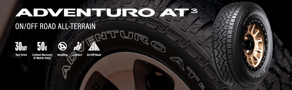 GT Radial Adventuro AT3 tires On/Off Road All-Terrain