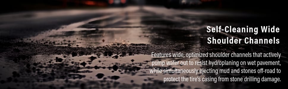 GT Radial Adventuro ATX tires Self-Cleaning Wide Shoulder Channels