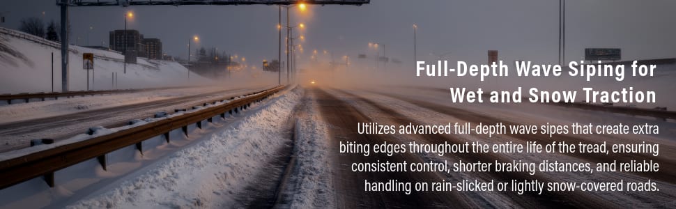GT Radial Adventuro HT tires Full-Depth Wave Siping for Wet and Snow Traction