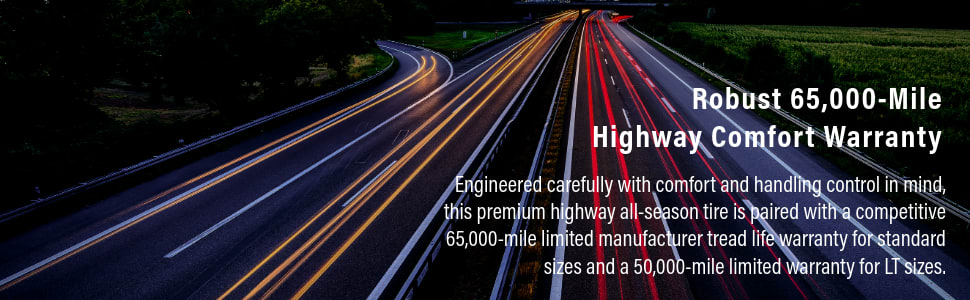 GT Radial Adventuro HT tires Robust 65,000-Mile Highway Comfort Warranty