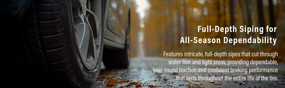 GT Radial Maxtour LX tires Full-Depth Siping for All-Season Dependability