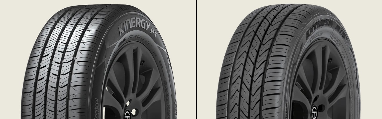 Hankook Kinergy PT (H737) vs Toyo Extensa A/S II tires