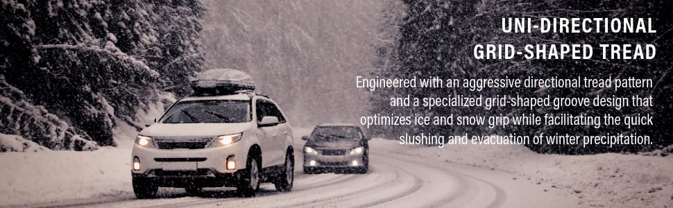 Armstrong SKI‑Trac PC tires Uni-Directional Grid-Shaped Tread